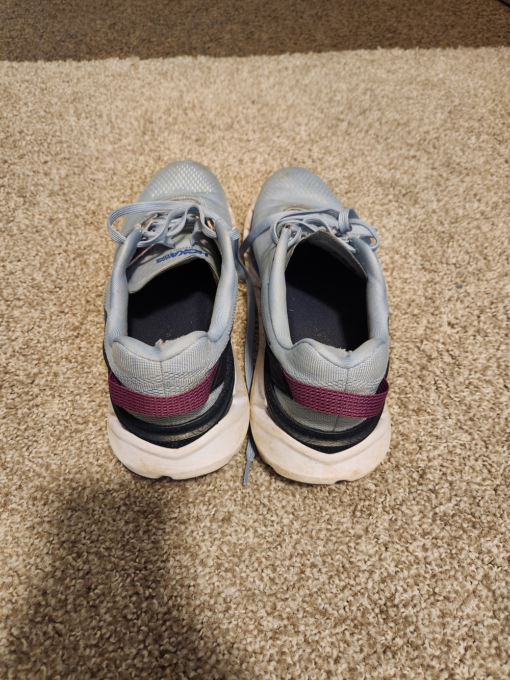 HOKA One One Elevon 2 Light Blue Trail Running Shoes 9.5 - Picture 3 of 5